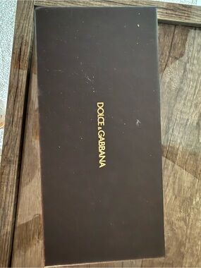 Dolce & Gabbana Black with Gold Logo Gift Box